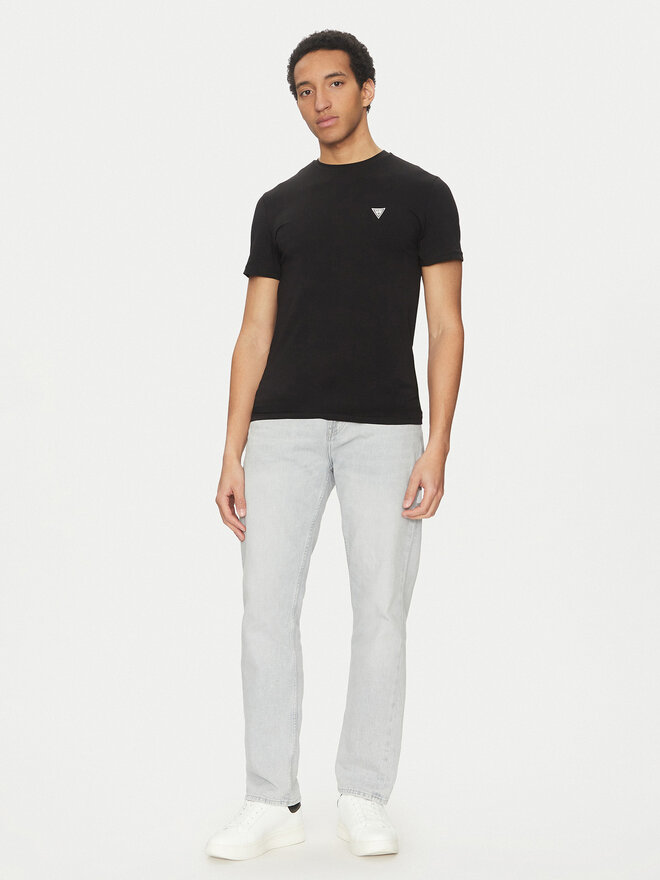 Guess Guess T-Shirt U5GM11 K6YW1 Μαύρο Regular Fit
