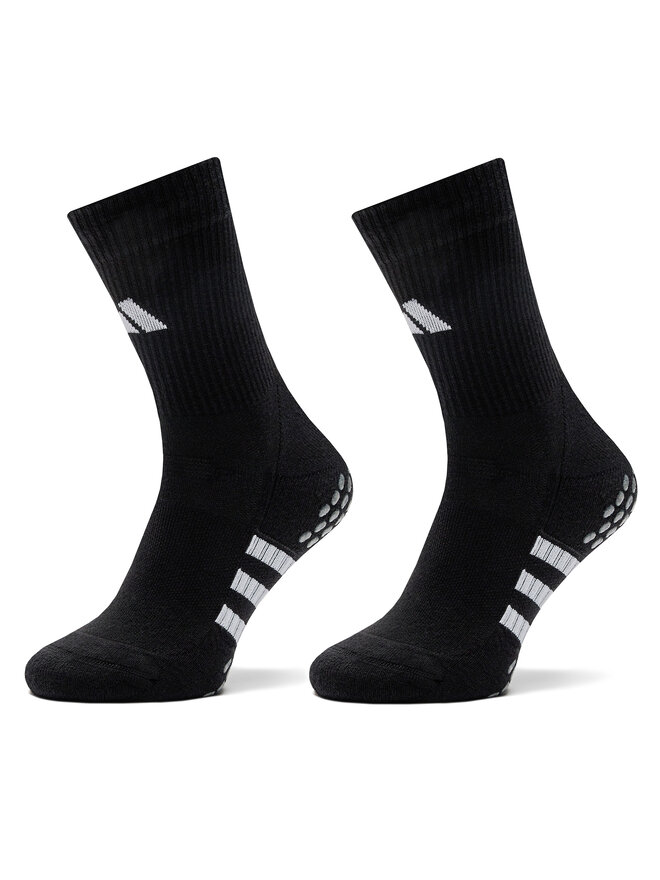 adidas Zestaw 3 par wysokich skarpet unisex adidas Performance Cushioned IP2645 Czarny