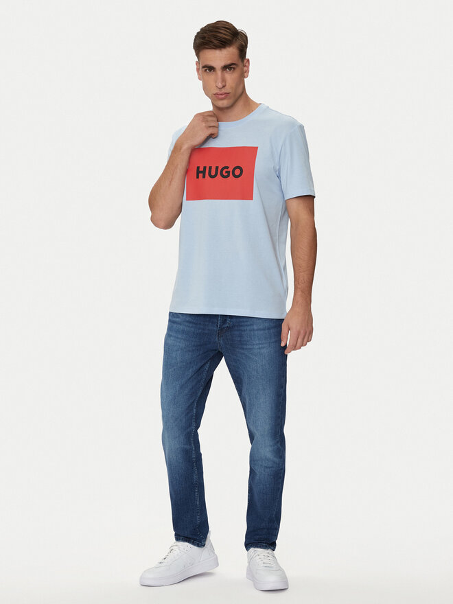 HUGO HUGO Camiseta Dulive222 50467952 Azul Regular Fit
