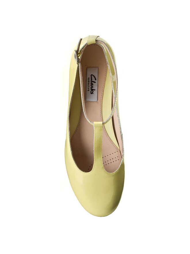 Halbschuhe Clarks Festival Glee 261083894 Gelb eschuhe