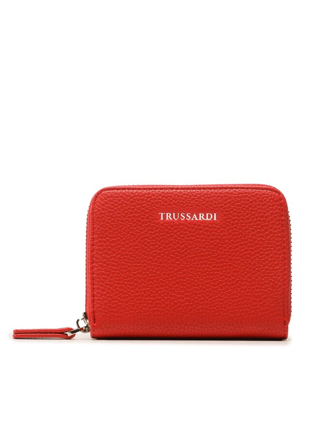 Trussardi Maža Moteriška Piniginė Trussardi Nadir Zip Around Sm 75W00410 Raudona