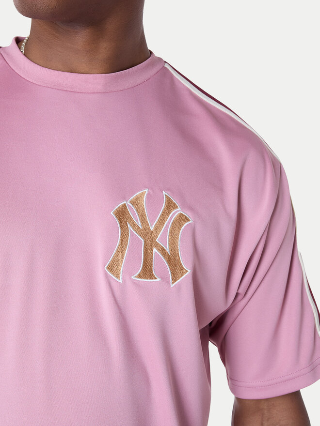 New Era New Era Футболка New York Yankees MLB Floral 60596338 Рожевий Regular Fit
