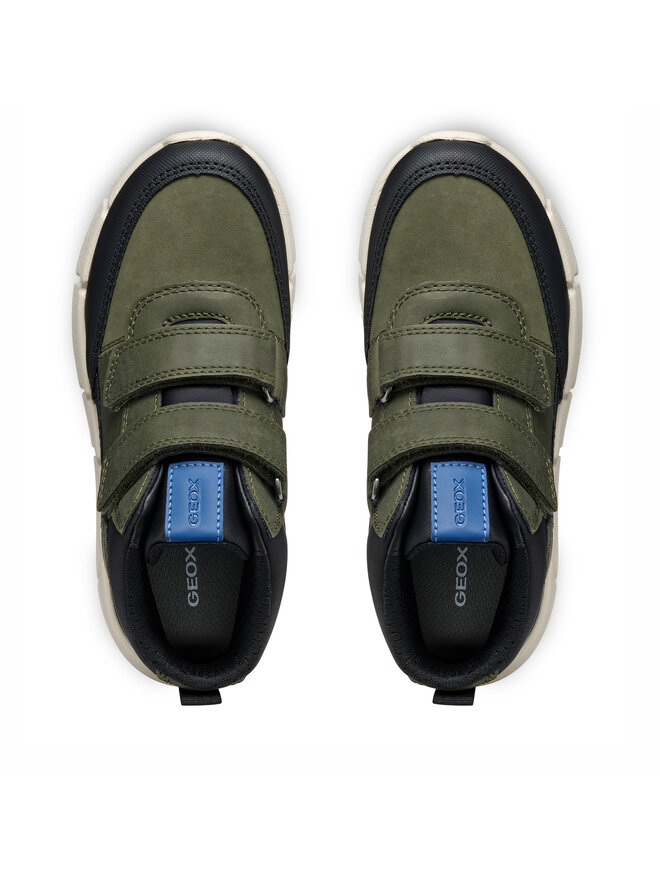 Geox Schnürschuhe Geox J Flexyper J569BA 0ME32 C3009 D Khakifarben