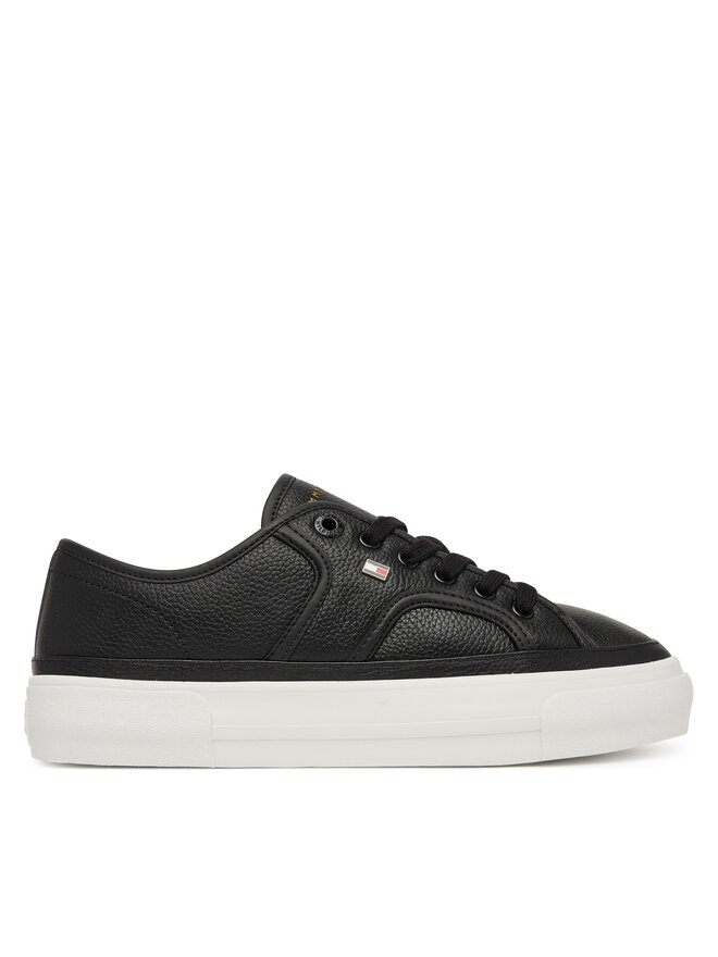 Tommy Hilfiger Sneakers Tommy Hilfiger Platform Vulc Piping Ltr FW0FW09393 Schwarz