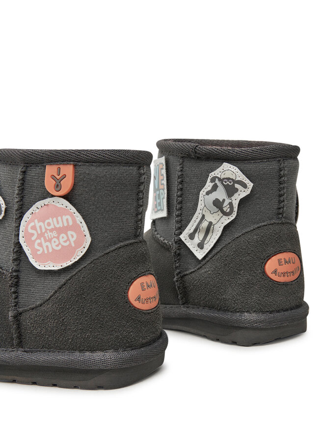 EMU Australia Schneeschuhe EMU Australia Shaun The Sheep Play K13152 Grau