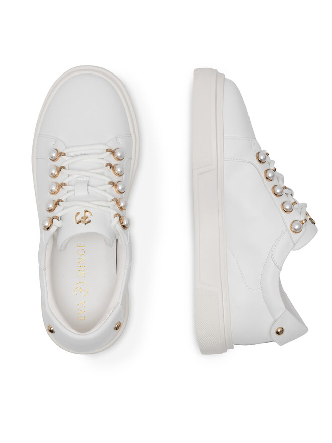 Eva Minge Sneakers Eva Minge NOEMIE-035-18 Alb