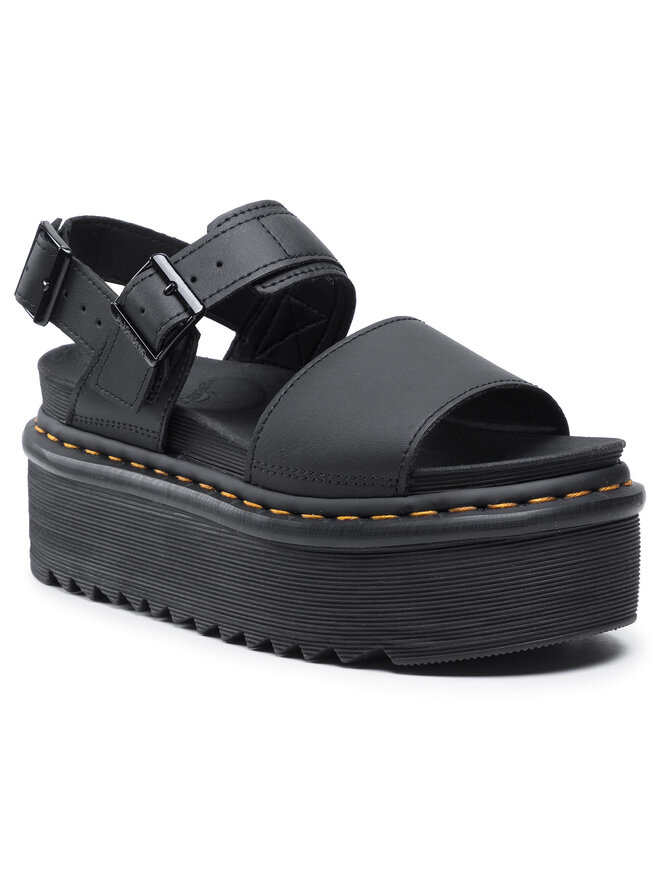Dr. Martens Босоніжки Dr. Martens Voss Quad 26725001 Чорний