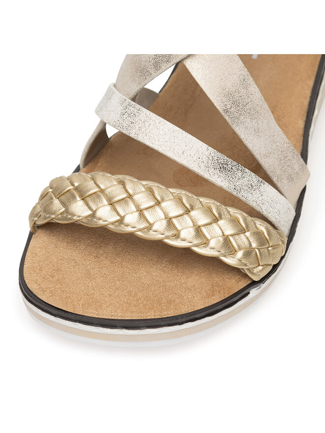 Rieker Sandalen Rieker V3663-90 Goldfarben