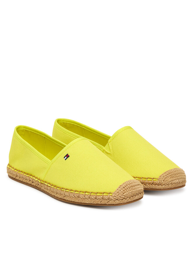 Tommy Hilfiger Espadrilles Tommy Hilfiger Flag Canvas Espadrille FW0FW08541 Grün
