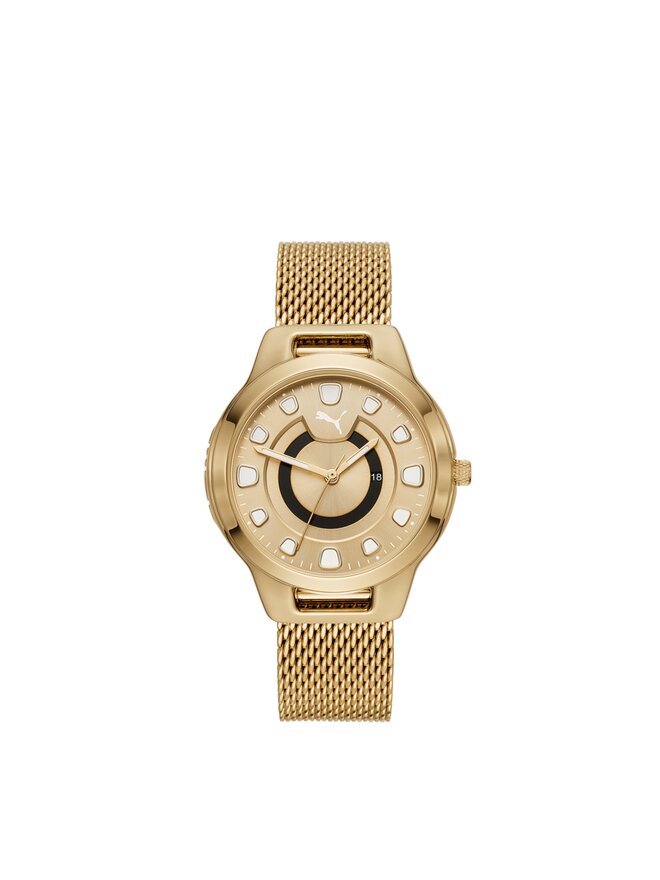 Puma Uhr Puma Reset P1008 Goldfarben
