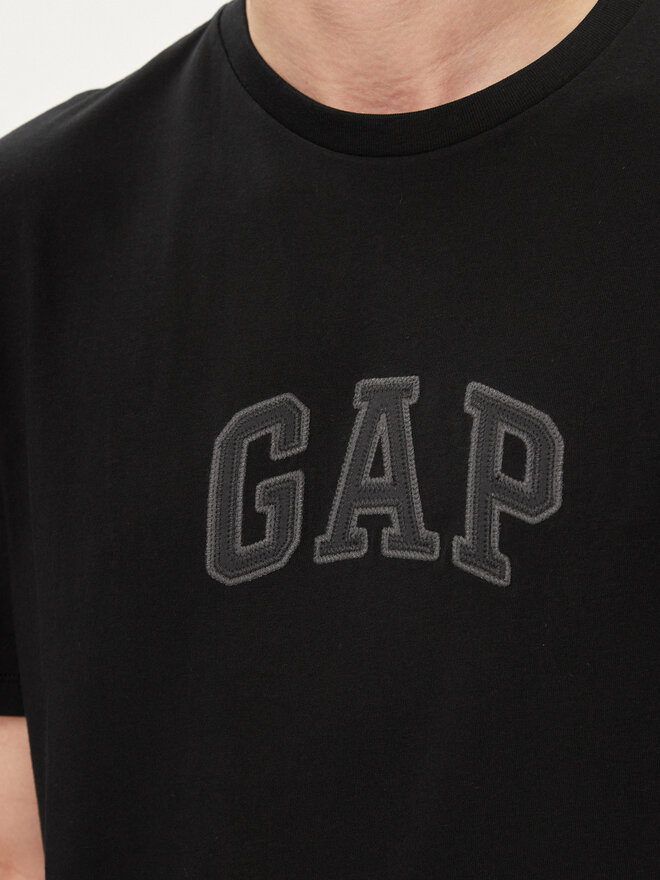Gap Gap Marškinėliai 570044-02 Juoda Regular Fit