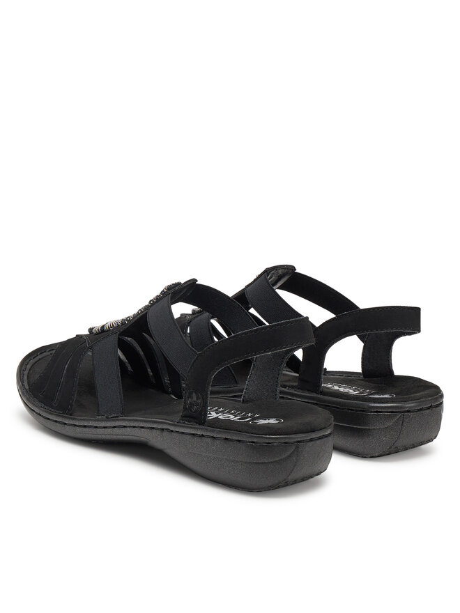 Rieker Sandalen Rieker 60806-00 Schwarz