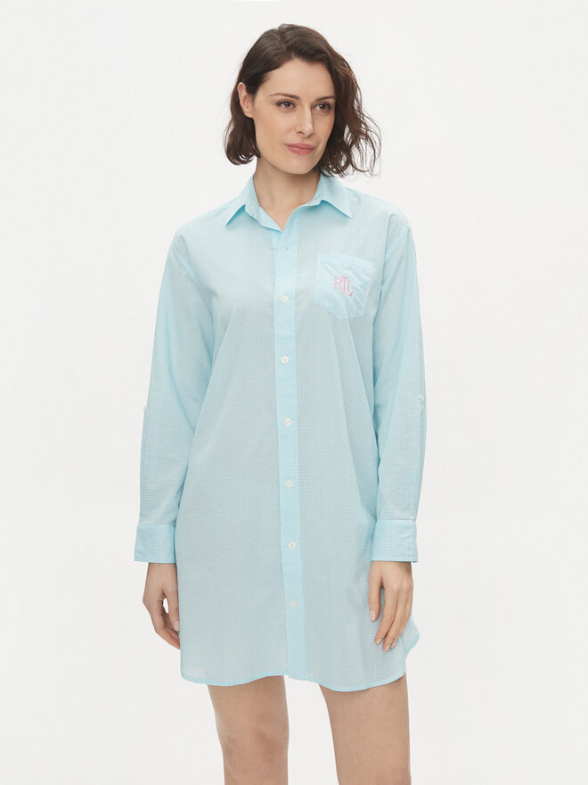 LAUREN RALPH LAUREN Lauren Ralph Lauren Нічна сорочка ILN32317 Блакитний