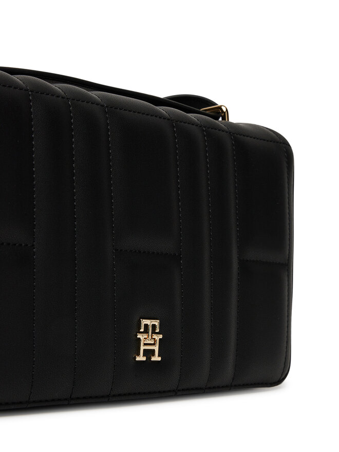 Tommy Hilfiger Дамска чанта Tommy Hilfiger Th Feminine Conv Crossover AW0AW17454 Черен