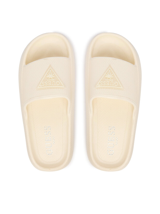 Guess Pantoletten Guess E6GZ19 WG5X0 Écru