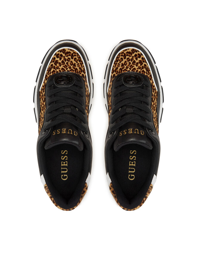 Guess Сникърси Guess Berrett FLTBER PEL12 Черен