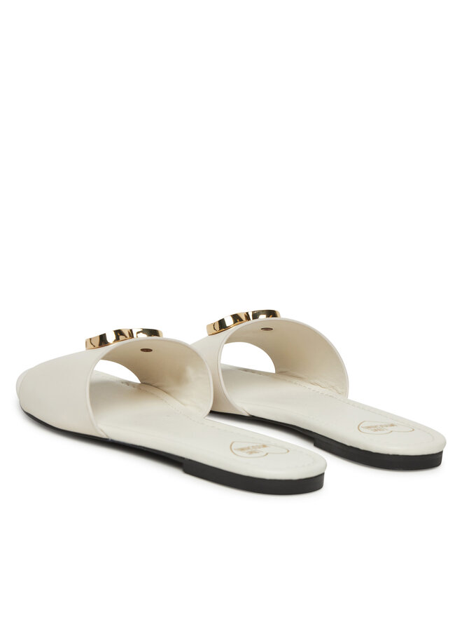 LOVE MOSCHINO Klapki LOVE MOSCHINO JA28161G0MIA0102 Écru