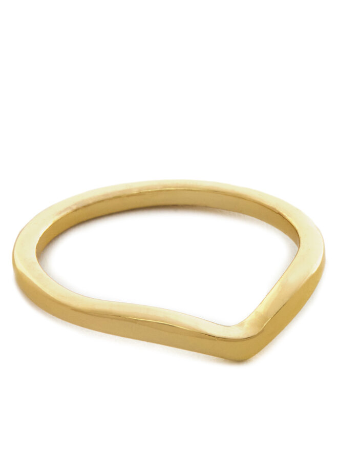 Pieces 10er-Set Ringe Pieces 17146764 Goldfarben