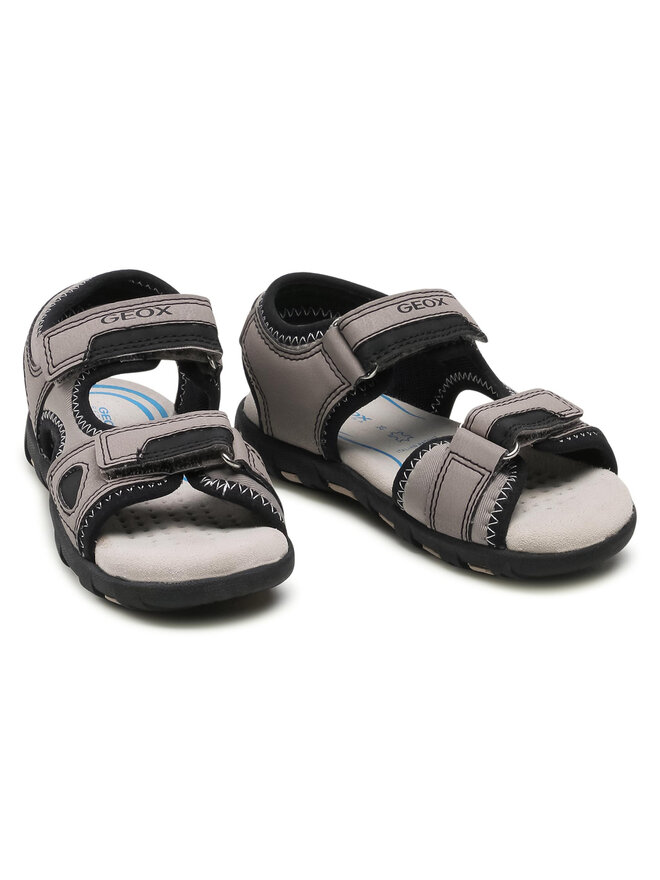 Geox Sandále Geox J S.Pianeta B J1564B 015CE C0015 M Sivá
