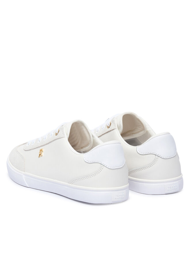 Tommy Hilfiger Sneakers Tommy Hilfiger Th Chic Low Vulc FW0FW09391 Creme