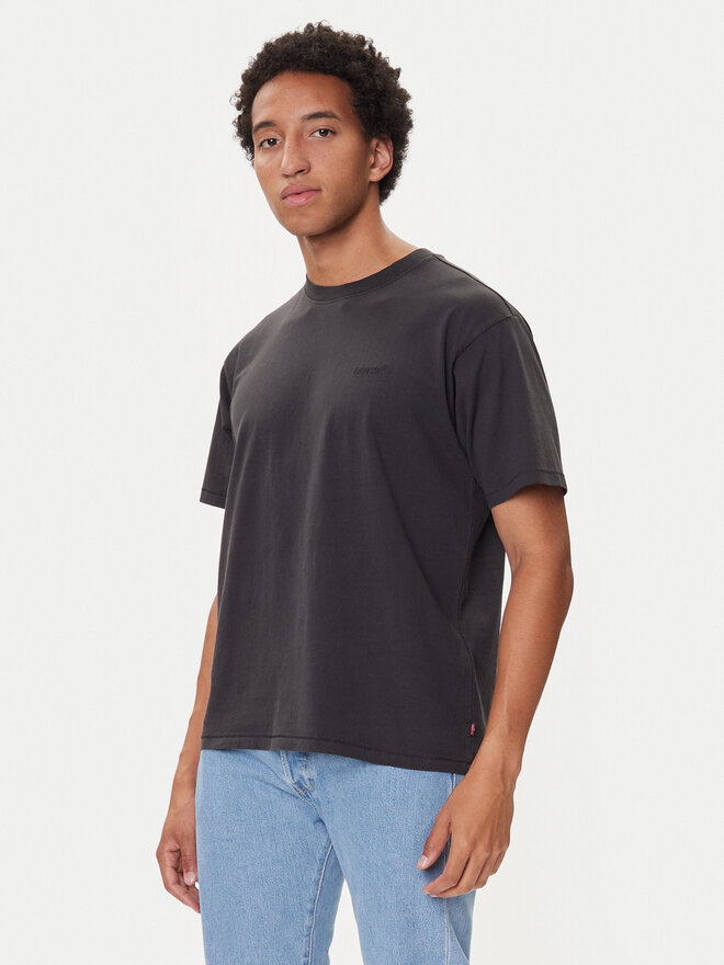 Levi's® Levi's® Majica Red Tab™ A0637-0001 Črna Boxy Fit