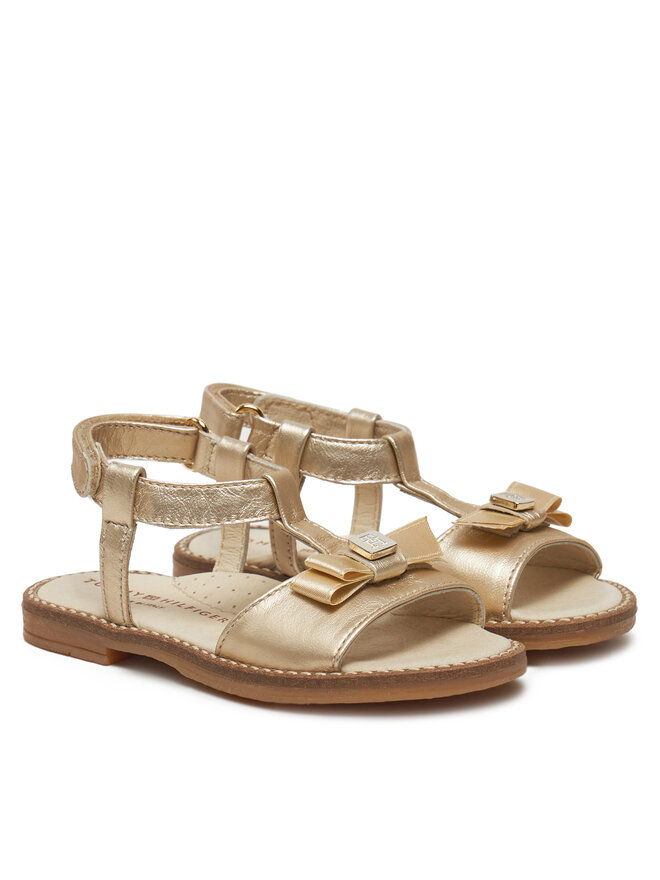 Tommy Hilfiger Сандали Tommy Hilfiger Sandalo T1A2-33940-0220 S Златист
