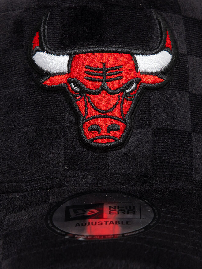New Era Czapka z daszkiem New Era Chicago Bulls Tonal Check 60595264 Czarny