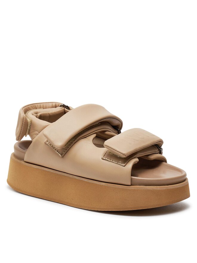 Inuikii Sandales Inuikii Velcro 70106-150 Bēšs