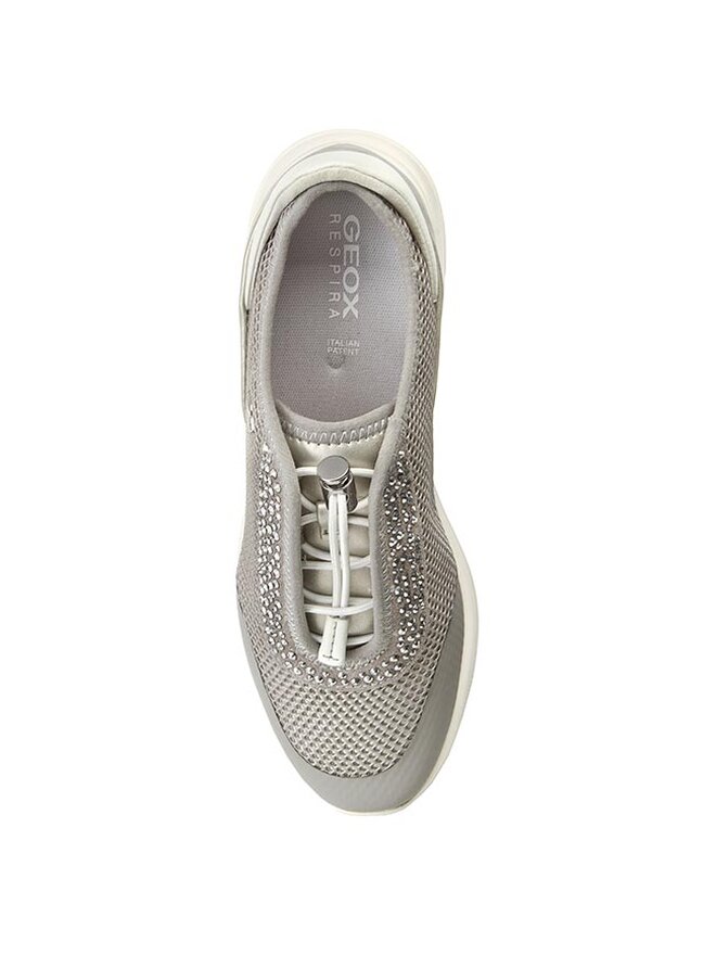 Sneakers Geox D Ophira E D621CE 014NF C1355 Jasny Szary Srebrny escarpe