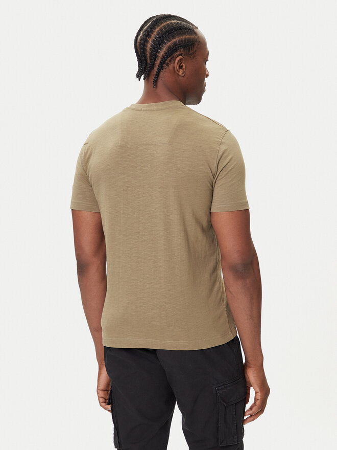 Aeronautica Militare Aeronautica Militare Marškinėliai 252TS2472UJ00708 Chaki Regular Fit