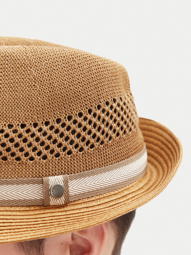 Barbour Kapelusz Barbour Craster Trilby MHA0789TA71 Brązowy