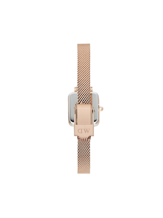 Daniel Wellington Zegarek Daniel Wellington Quadro Mini Melrose Amber DW00100649 Złoty