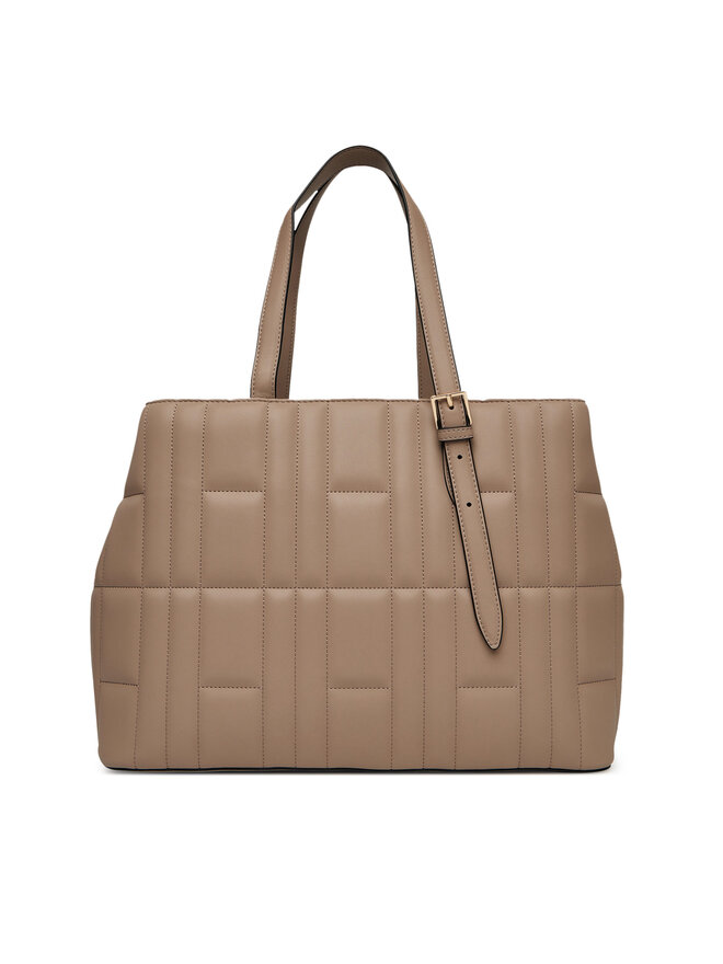Tommy Hilfiger Kabelka Tommy Hilfiger Th Feminine Tote AW0AW17452 Béžová