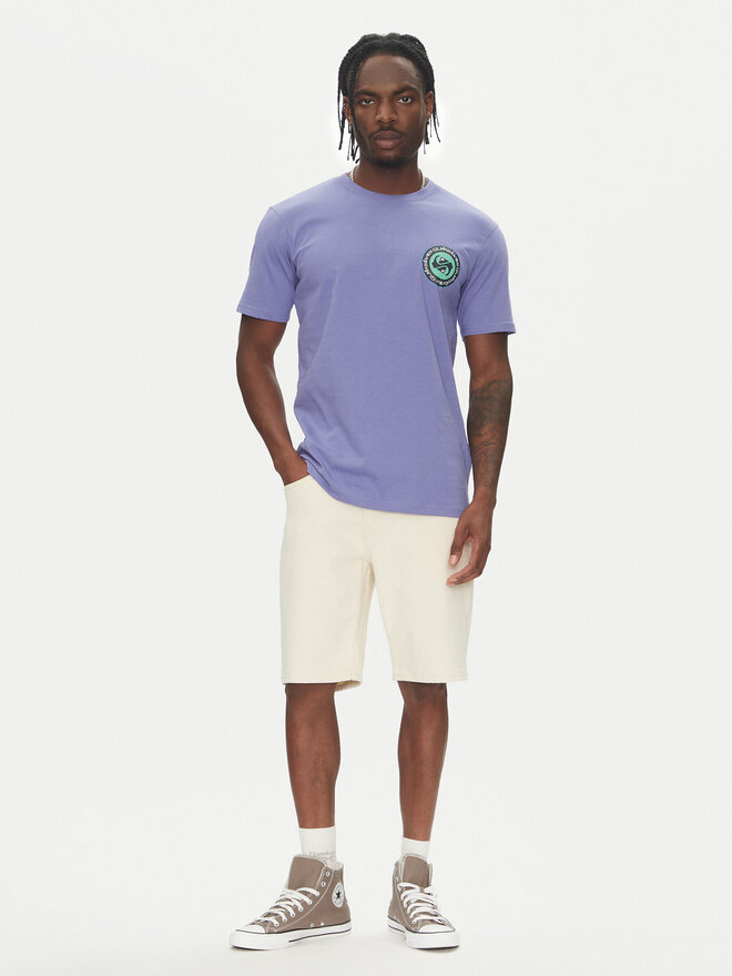 Quiksilver Quiksilver Camiseta Circle Back Ss EQYZT08054 Violeta Regular Fit