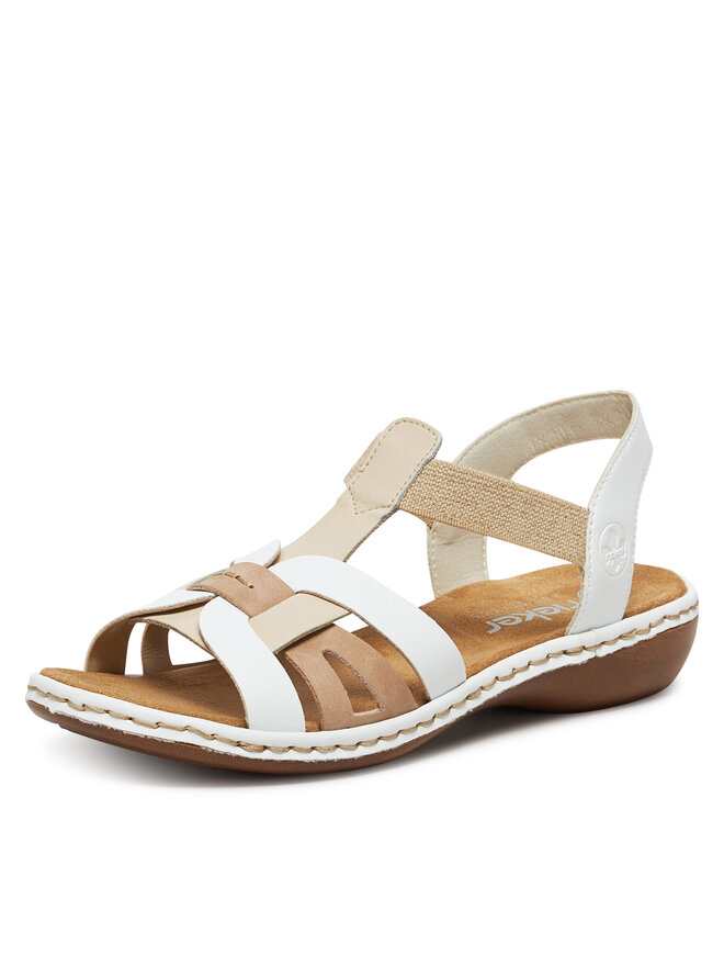 Rieker Sandali Rieker 65918-81 Bela