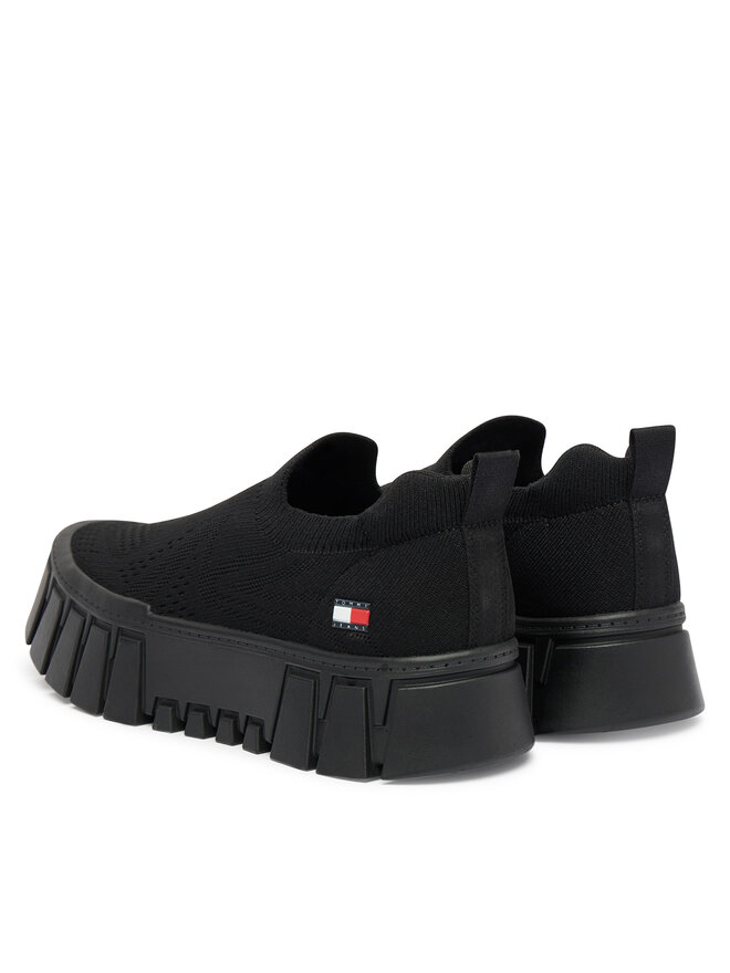 Tommy Jeans Sneakers Tommy Jeans Tjw Chunky Knit Sneaker EN0EN03014 Schwarz