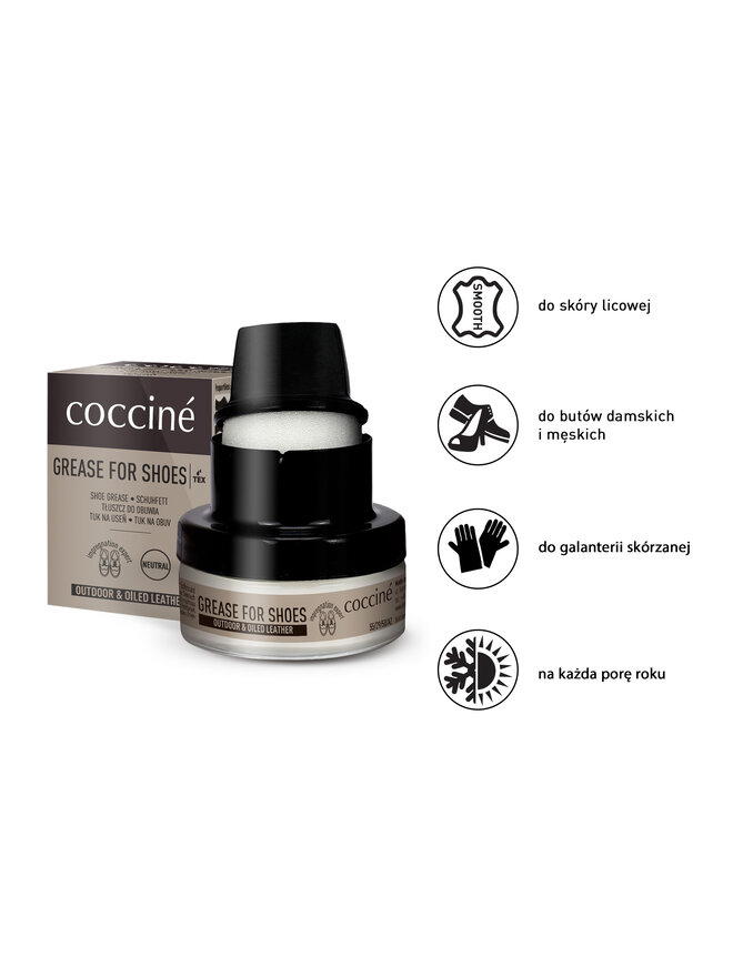 Coccine Cipőviasz Coccine Grease For Shoes 55/29/50/02/Z/v4 Fekete