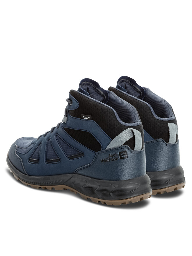 Jack Wolfskin Bakancs Jack Wolfskin Woodland 2 Texapore Mid M 4051261 Sötétkék