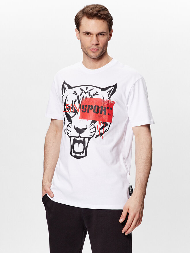 Plein Sport Plein Sport T-Shirt SACC MTK6029 SJY001N Weiß Regular Fit