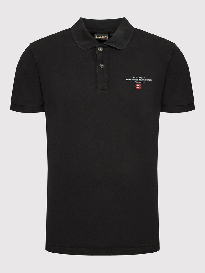 Napapijri Napapijri Polo Elbas NP0A4GDL Μαύρο Regular Fit