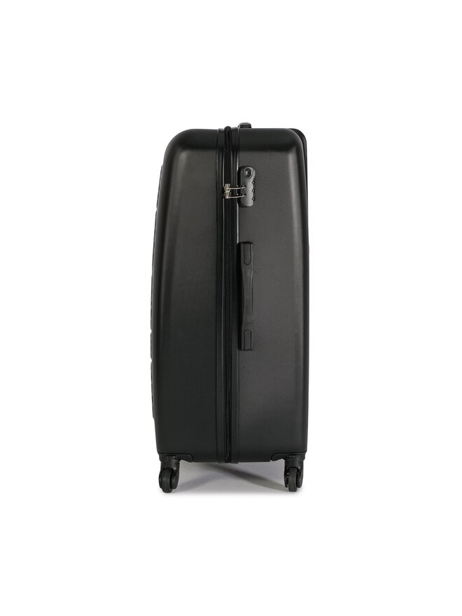 Semi Line Μεγάλη Βαλίτσα Semi Line T5547-6 Μαύρο