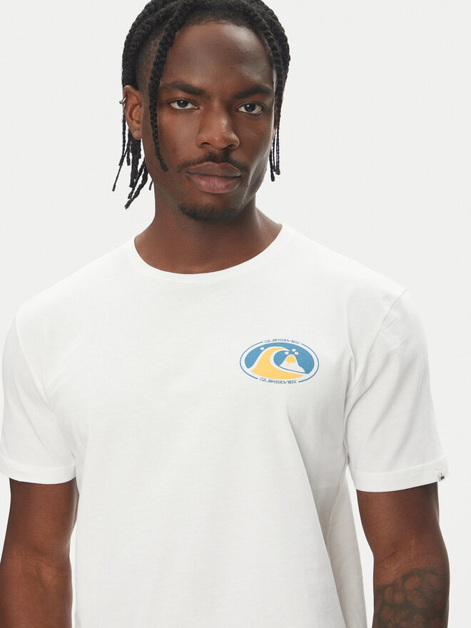 Quiksilver Quiksilver Футболка Ev Flower Chaos Ss EQYZT08050 Білий Regular Fit