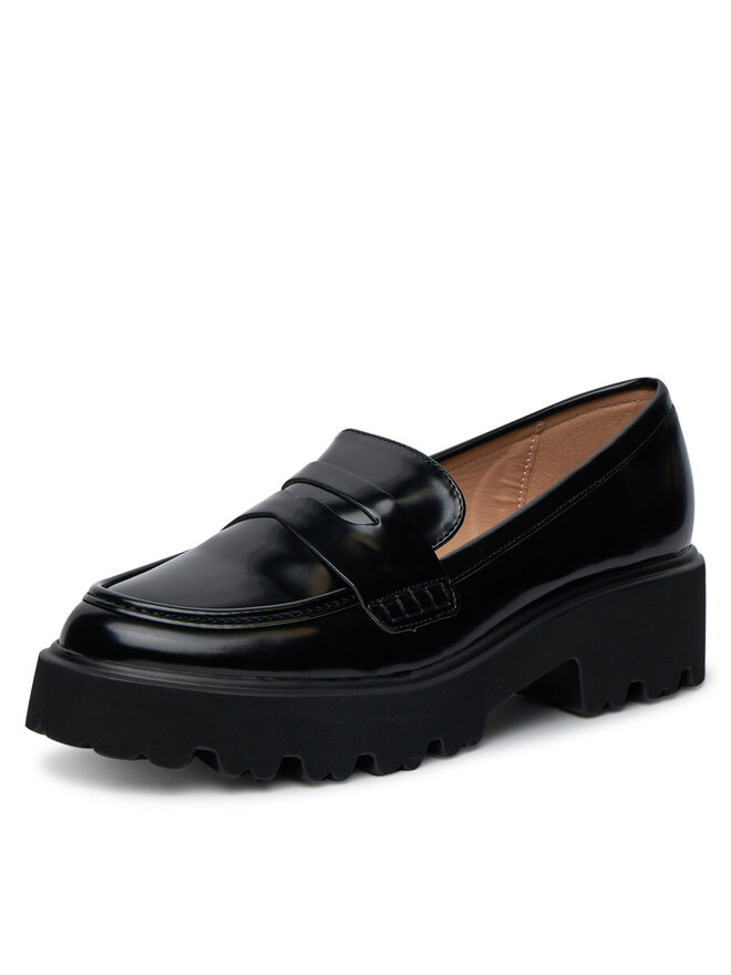 DeeZee Loafersy DeeZee 3976-1 Czarny