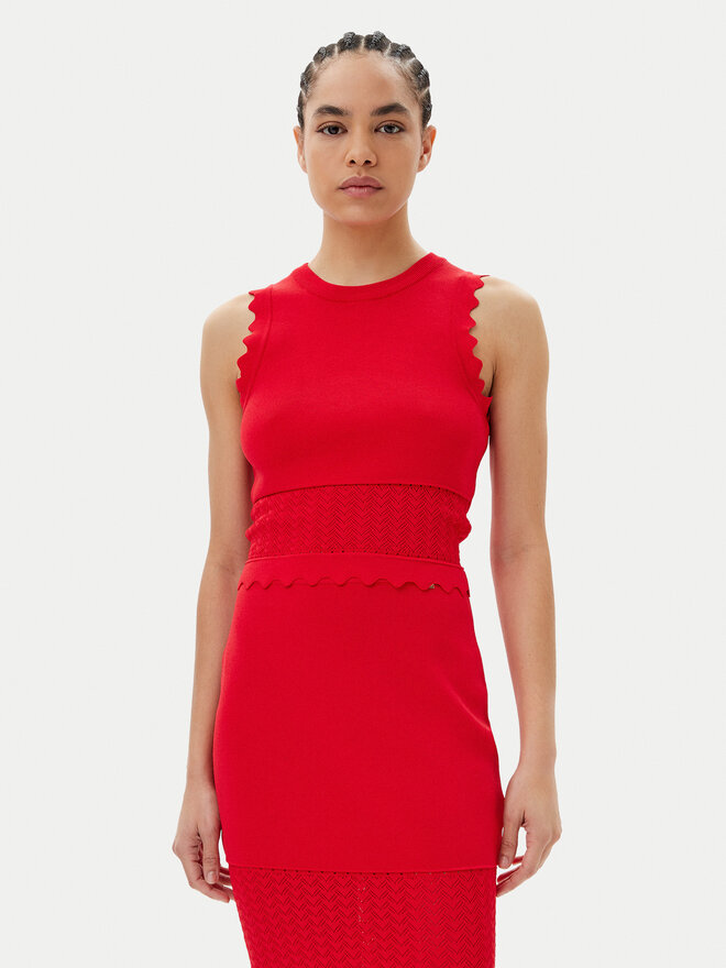 Gaudi Gaudi Top 511FD43007 Rot Slim Fit