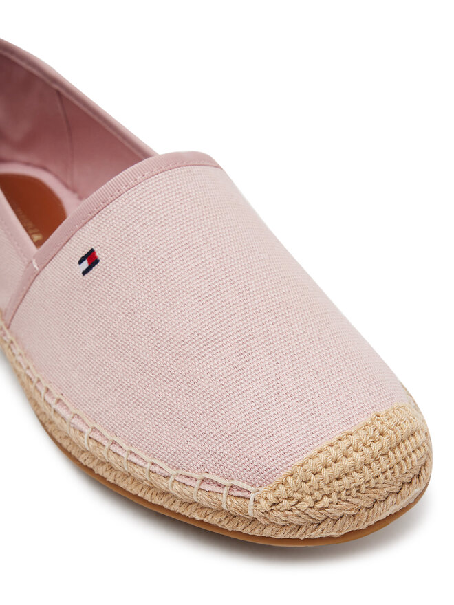 Tommy Hilfiger Espadrilles Tommy Hilfiger Flag Canvas Espadrille FW0FW08541 Rózsaszín