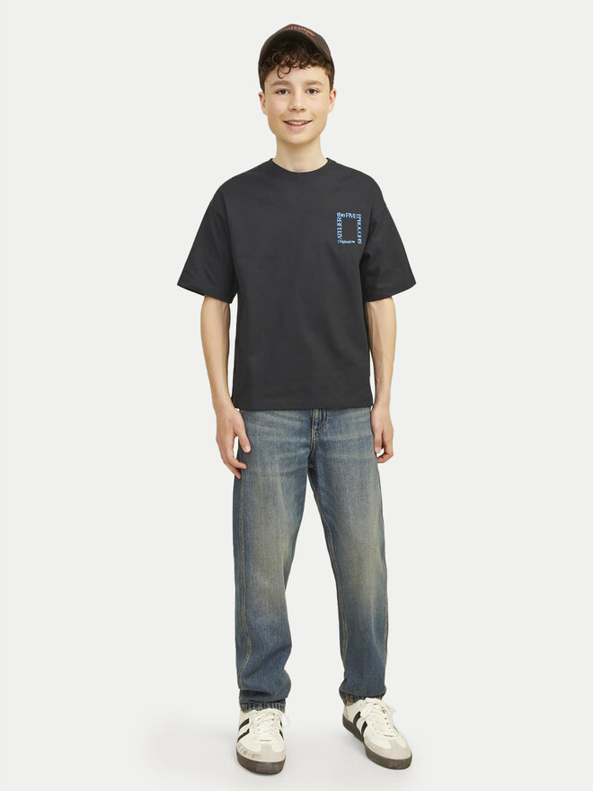 Jack&Jones Junior Jack&Jones Junior Marškinėliai Brooklyn Graphic 12263183 Juoda Relaxed Fit