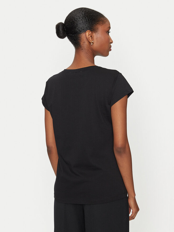 Rinascimento Rinascimento Camiseta CFC0121232003 Negro Regular Fit