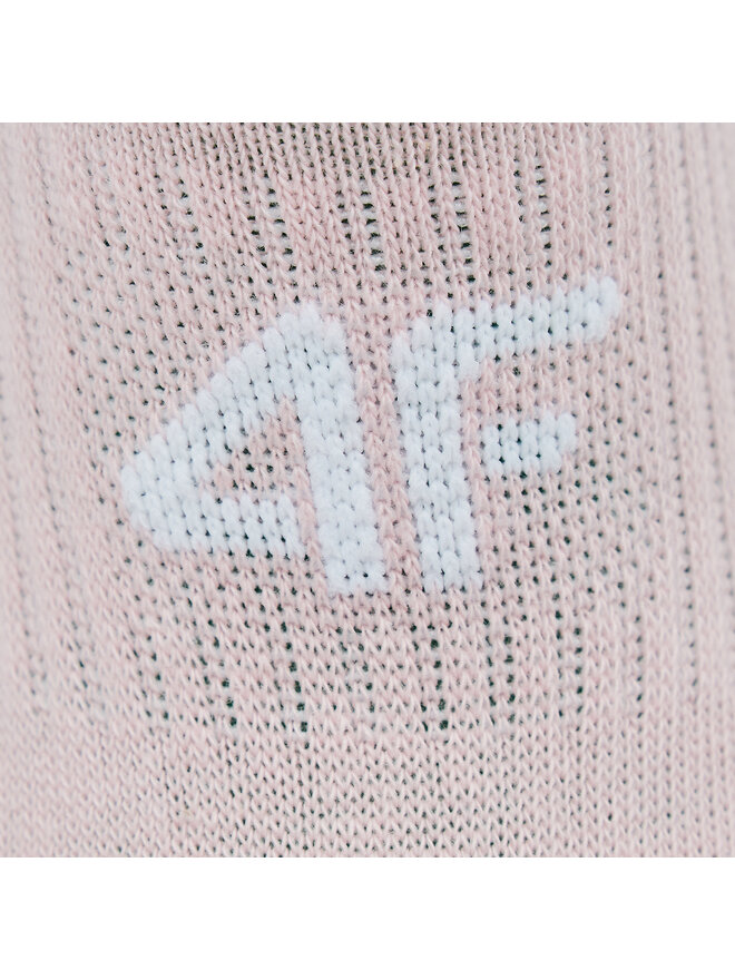 4F 5er-Set niedrige Kindersocken 4F 4FJWAW23USOCF231 Rosa