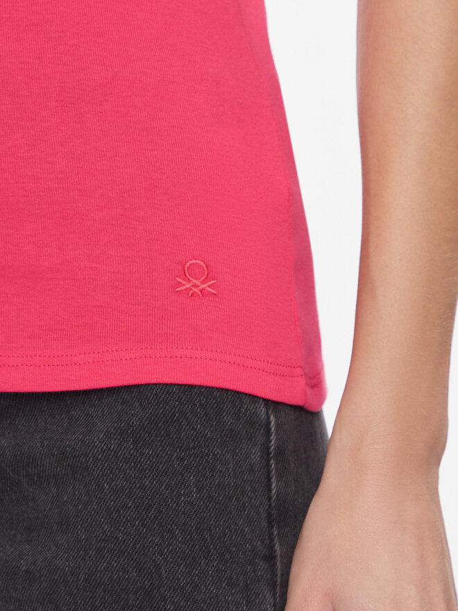 United Colors Of Benetton United Colors Of Benetton Футболка 3GA2E16A0 Рожевий Regular Fit