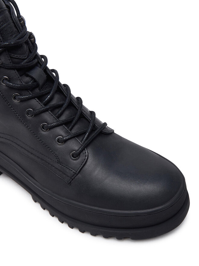 Blauer Schnürstiefeletten Blauer Iuka F4IUKA01 Schwarz